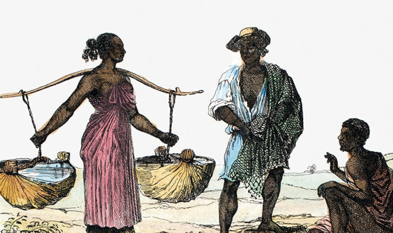 Enfants d'esclave et nouveau citoyens.