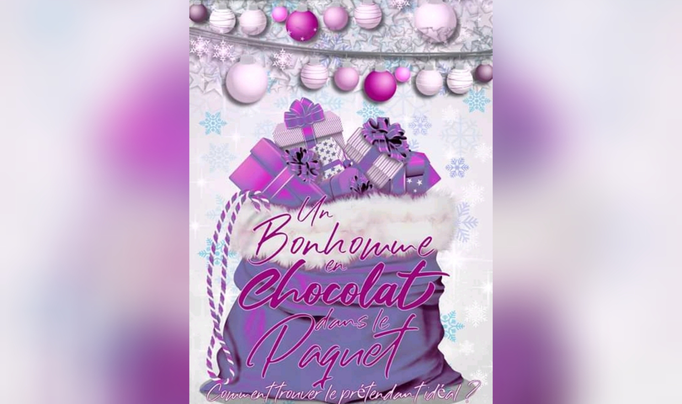 UN BONHOMME EN CHOCOLAT DANS LE PAQUET