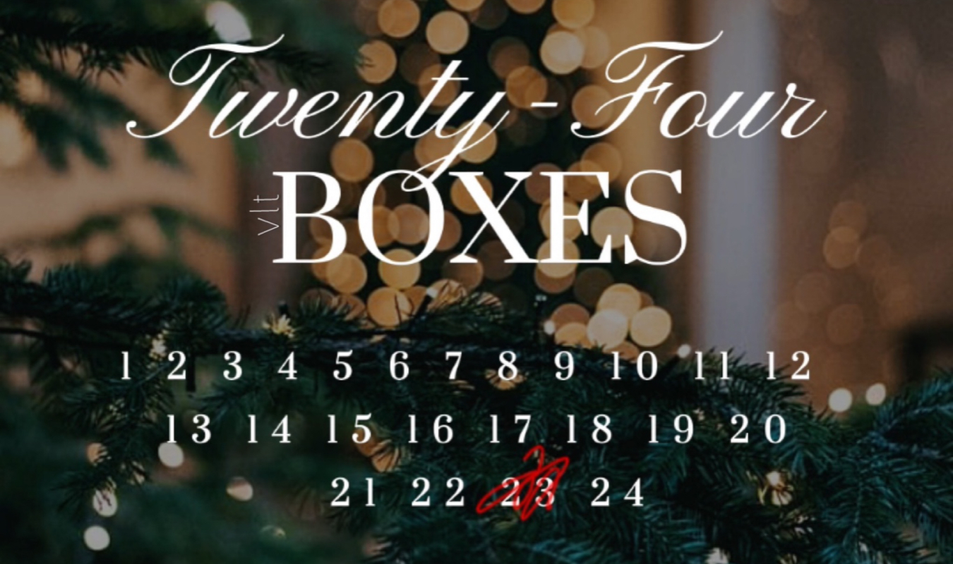 Twenty-four boxes. 