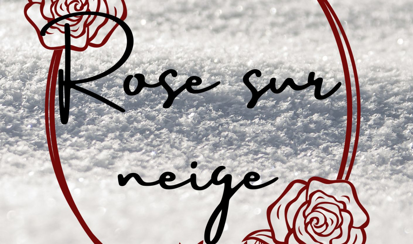 Rose sur neige