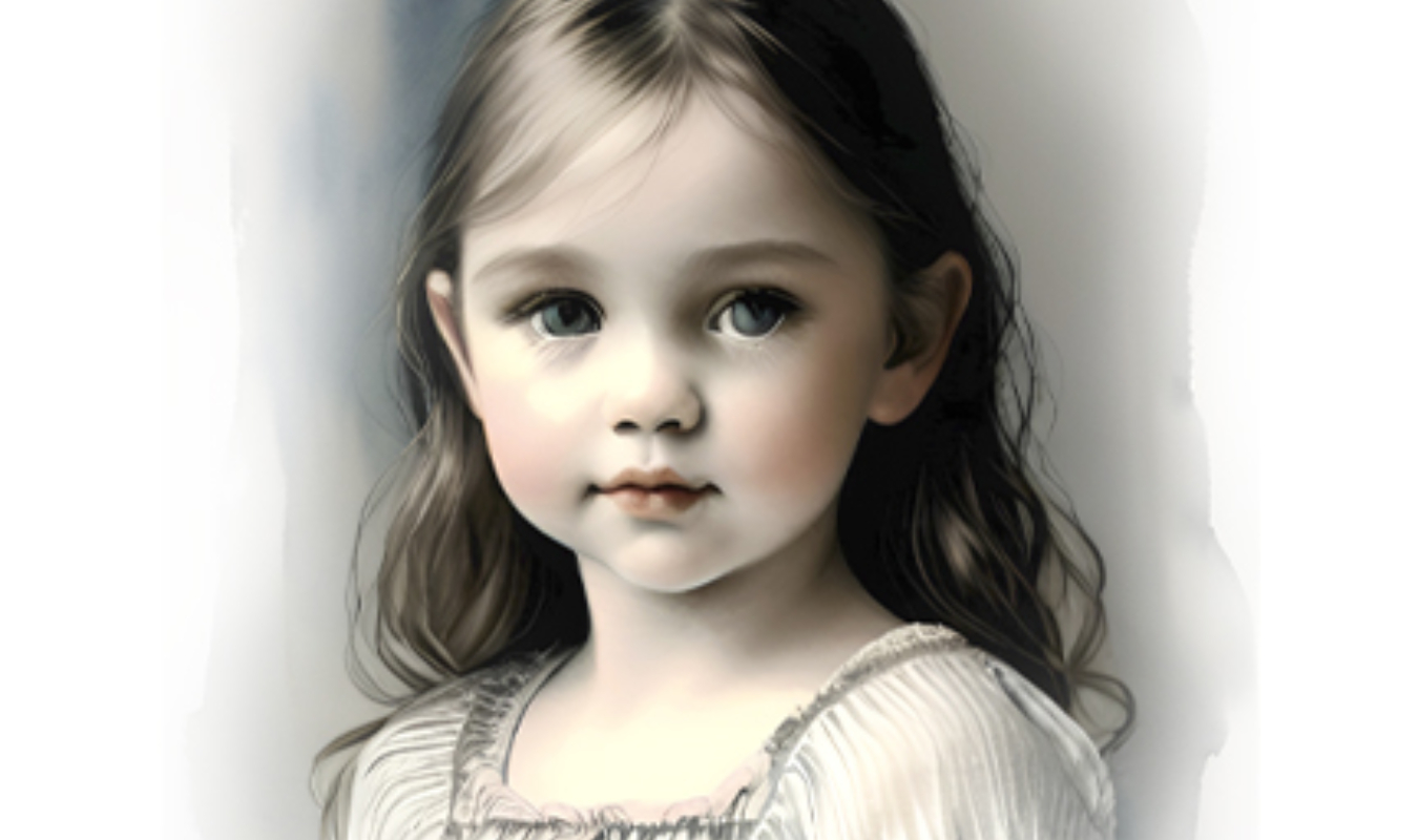 La petite fille qui dort dans la rivière.