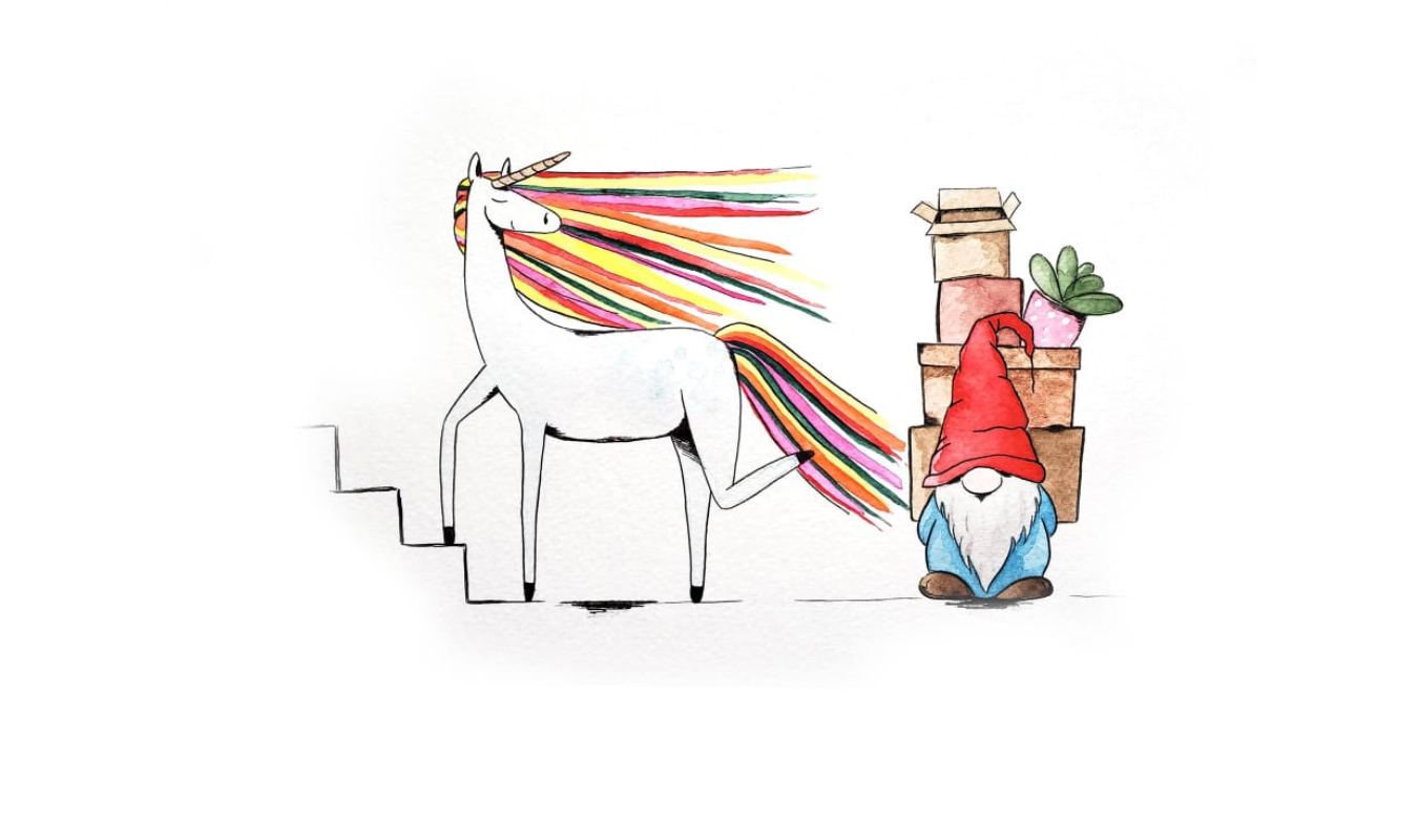 Un studio pour deux : ou comment une licorne a vécu avec Grincheux