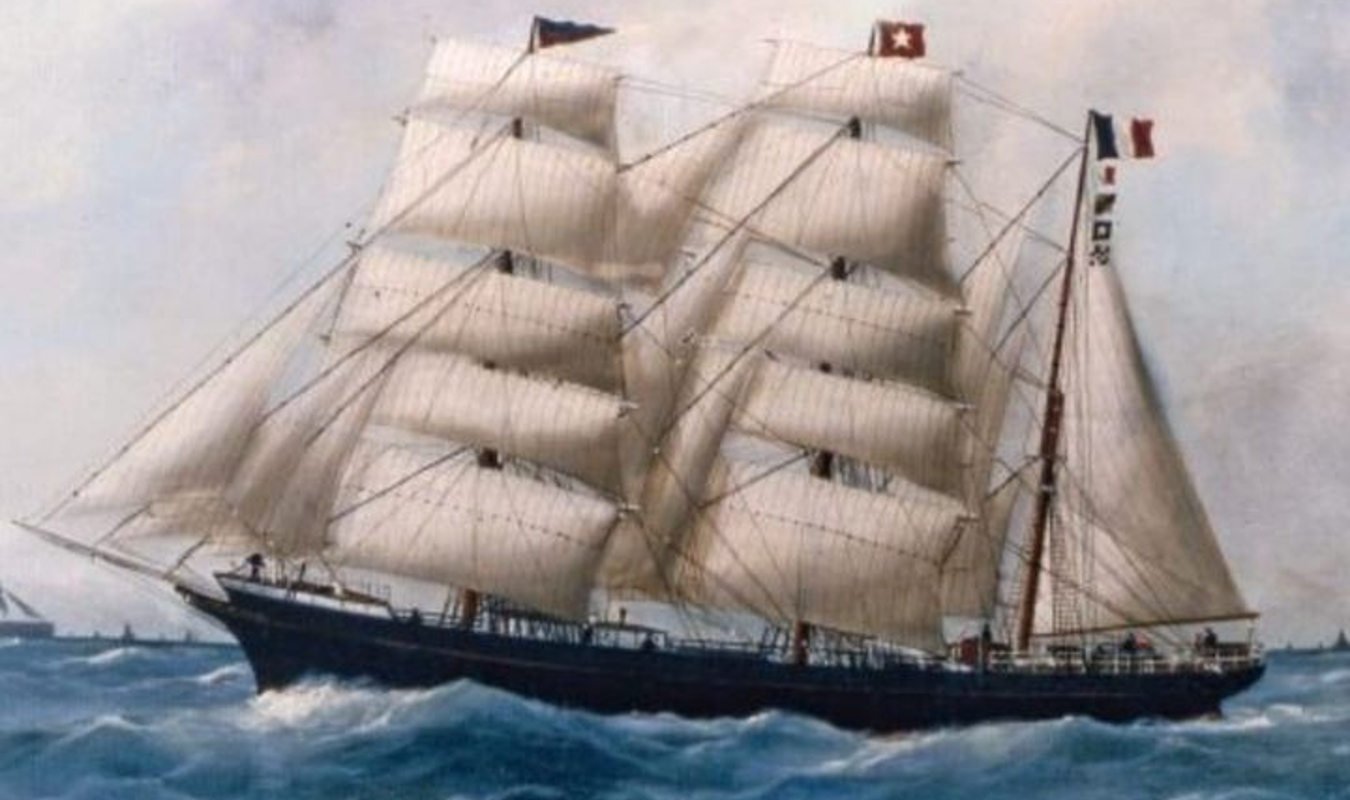 Le premier voyage du BELEM.