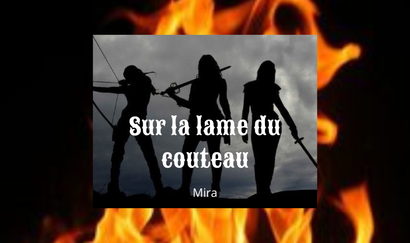 Sur la lame du couteau