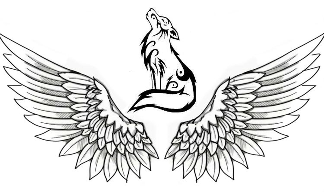 Patte de loup et plume d'ange