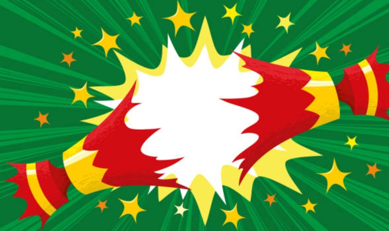 Christmas crackers,  Qui des deux  explosera  le premier ?