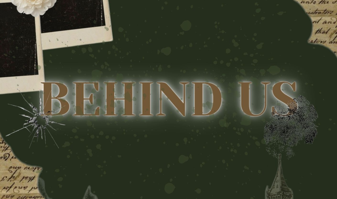 Behind us