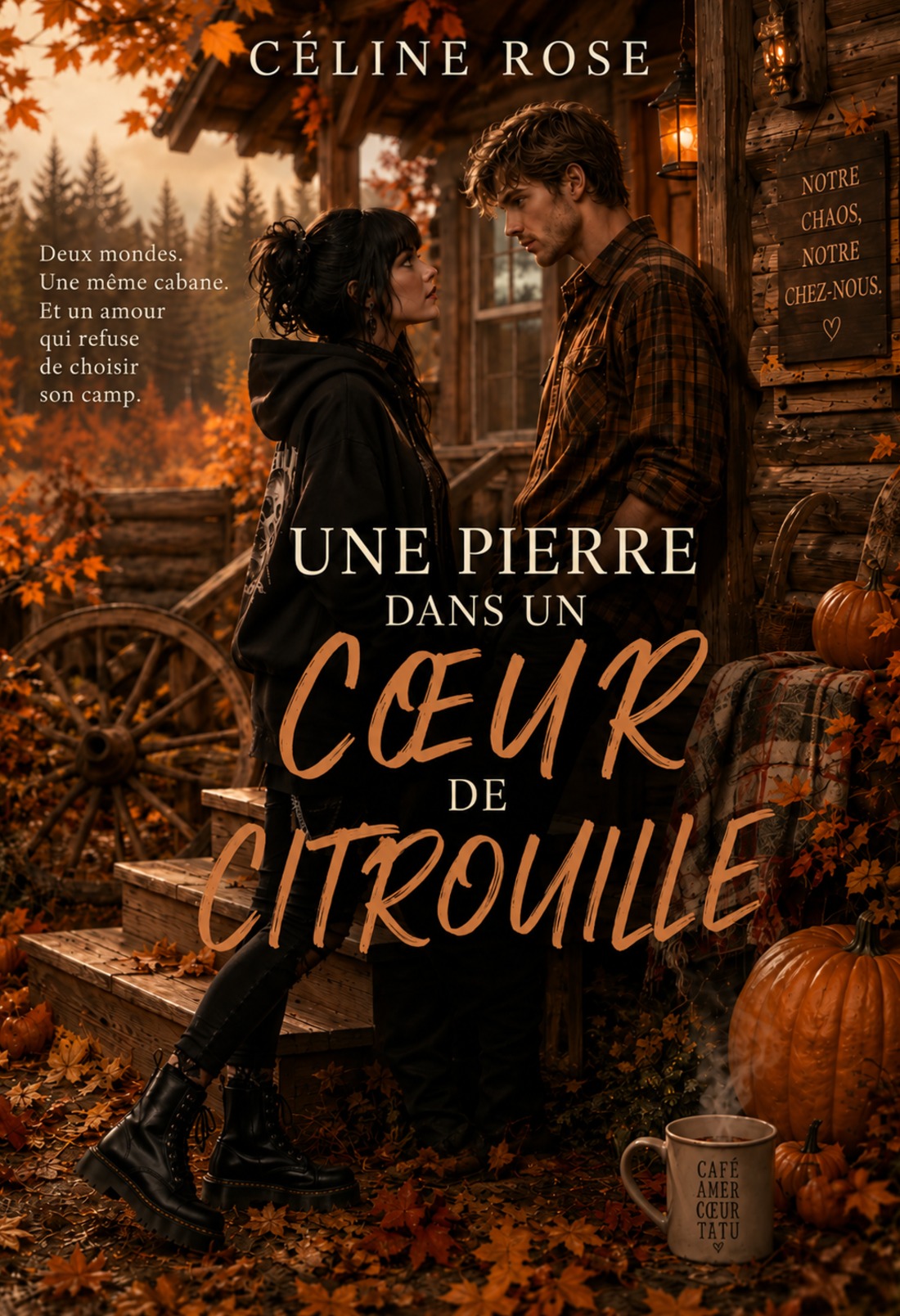 Une pierre dans un coeur de citrouille