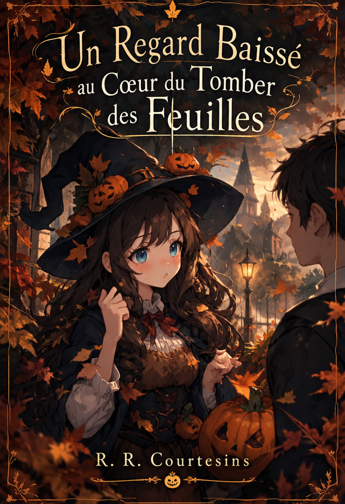 Un Regard Baissé au Cœur du Tomber des Feuilles