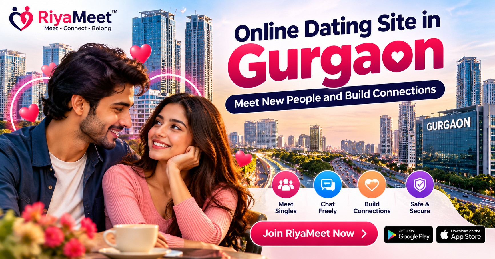 Online Dating Site in Gurgaon Meet New People Free Chat, Free Call