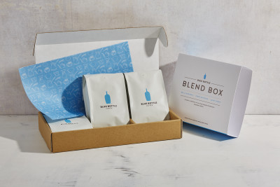 cloud v cafe Blue   Bottle Blend Box