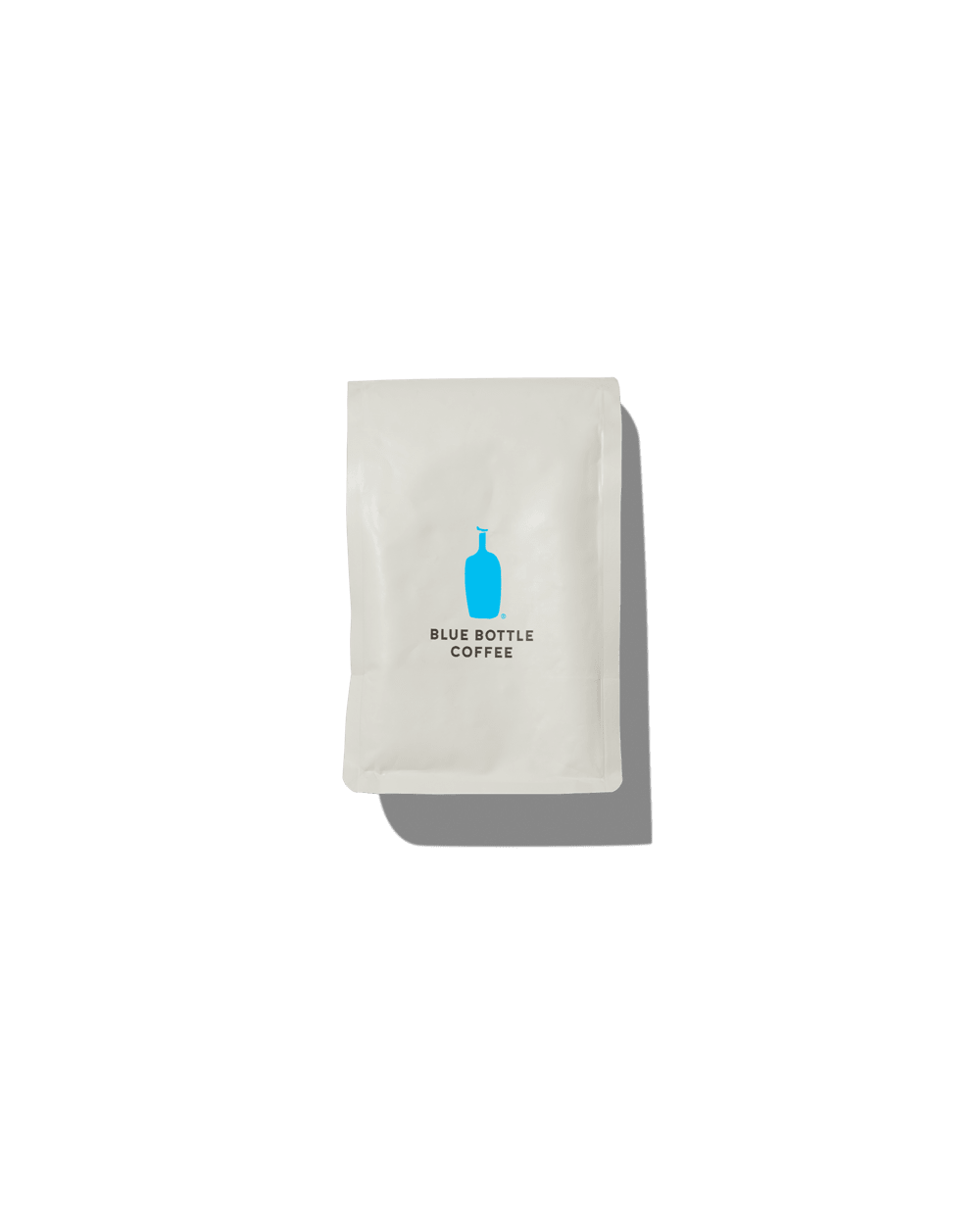 Image of coffee bag with Blue Bottle Coffee logo