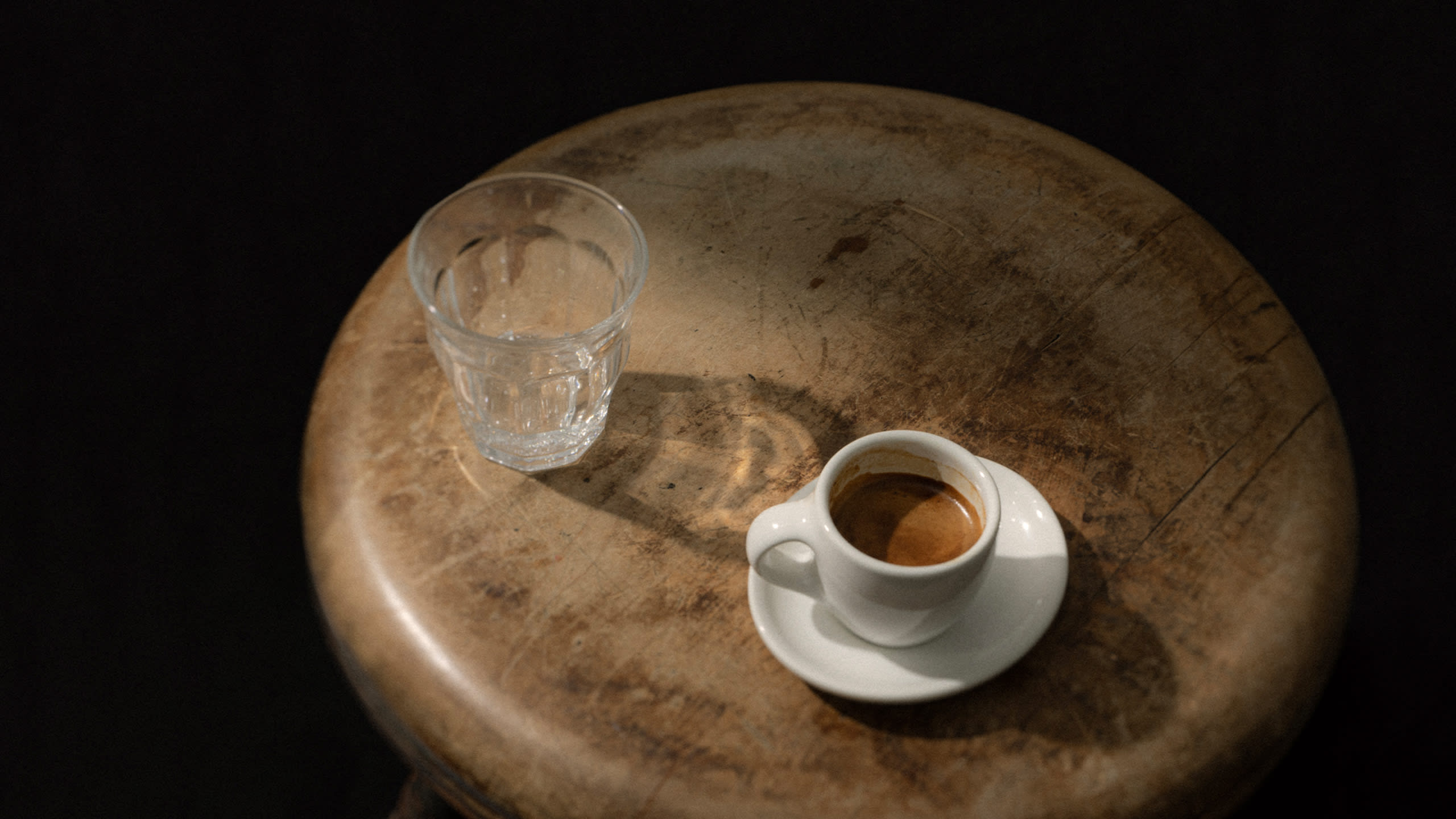 espresso in demitasse cup