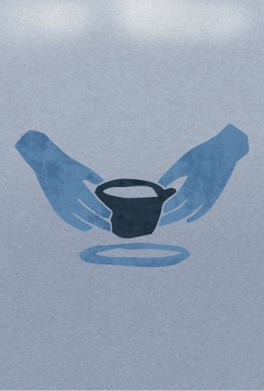 blue coffee cup icon