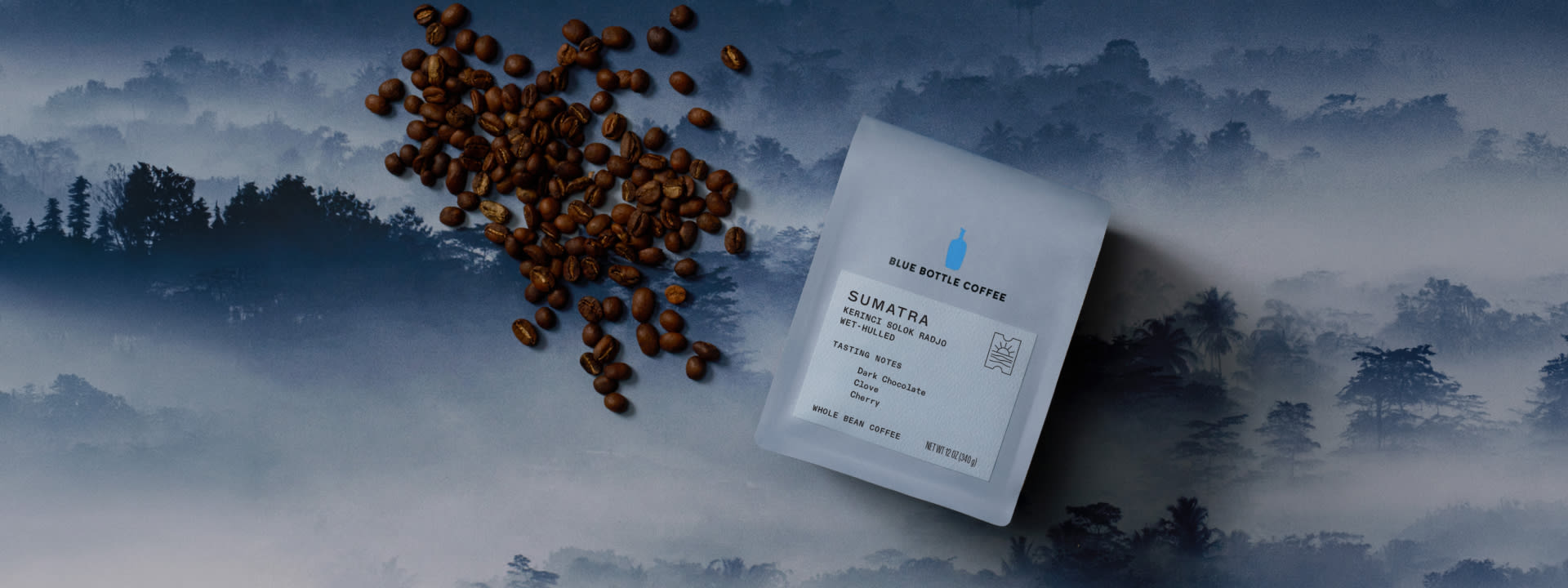 blue bottle coffee Sumatra single origin whole bean coffee