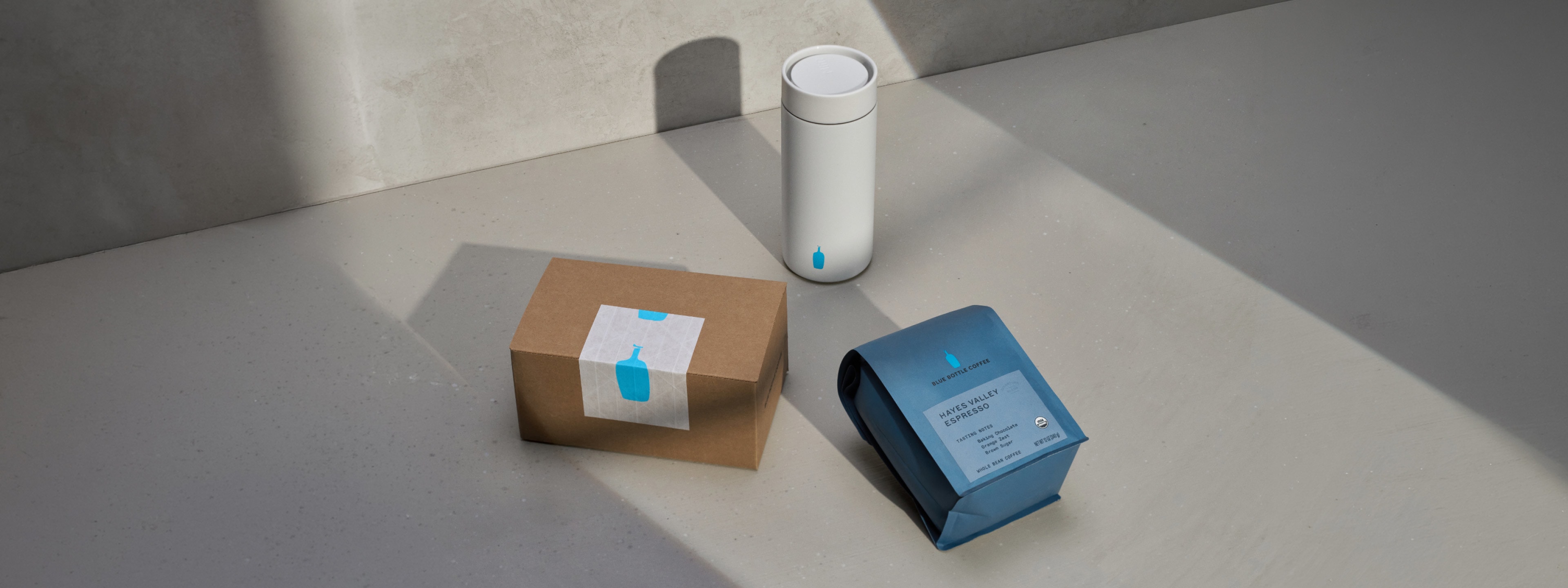 blue bottle coffee subscription and miir 360 traveler mug