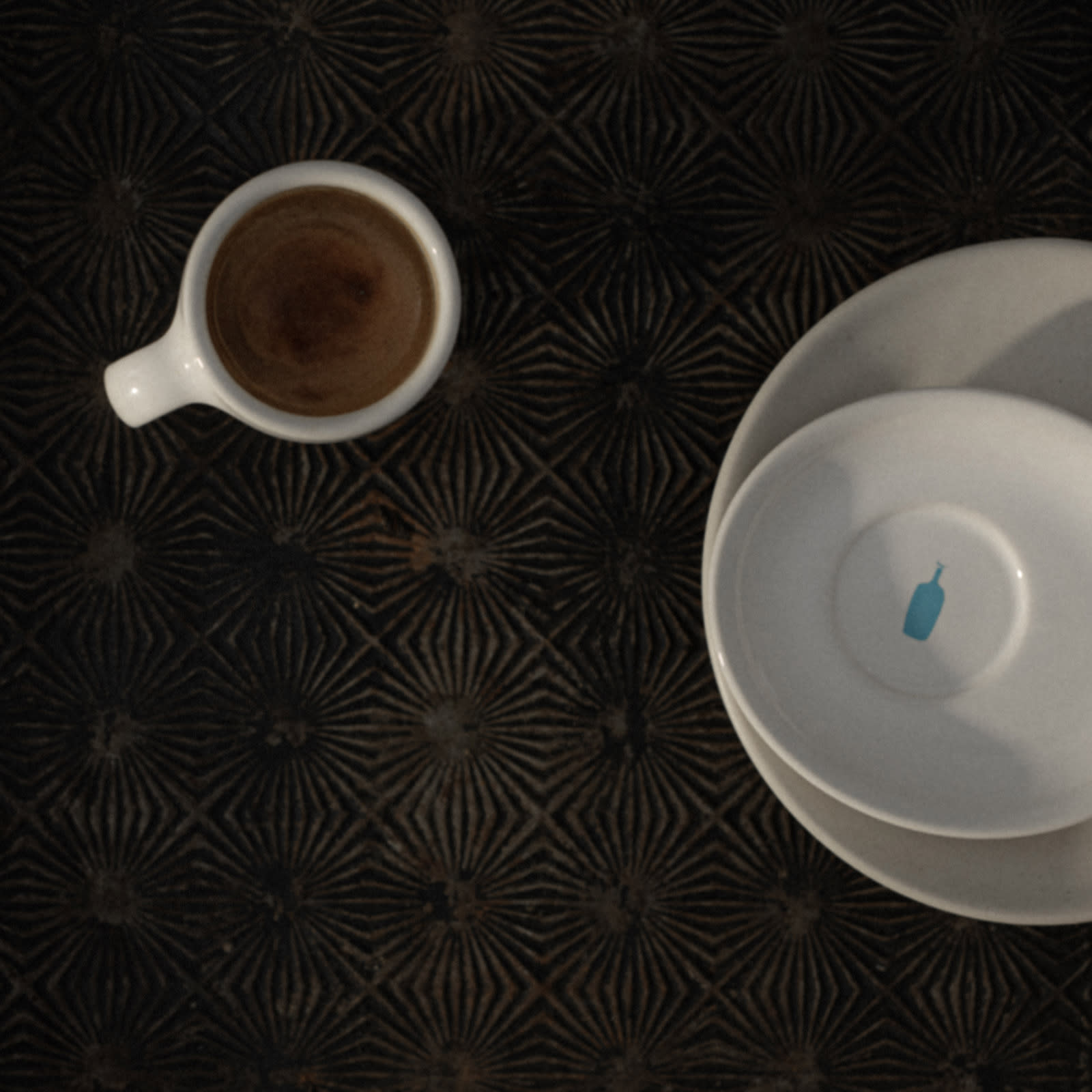 Blue Bottle Demitasse Cup and Saucer