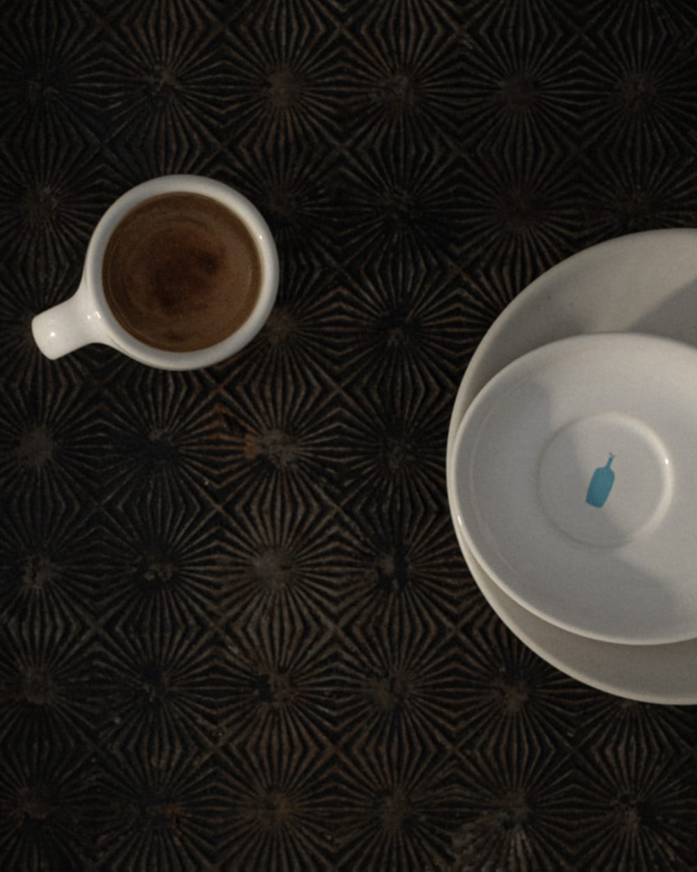 Blue Bottle Demitasse Cup and Saucer