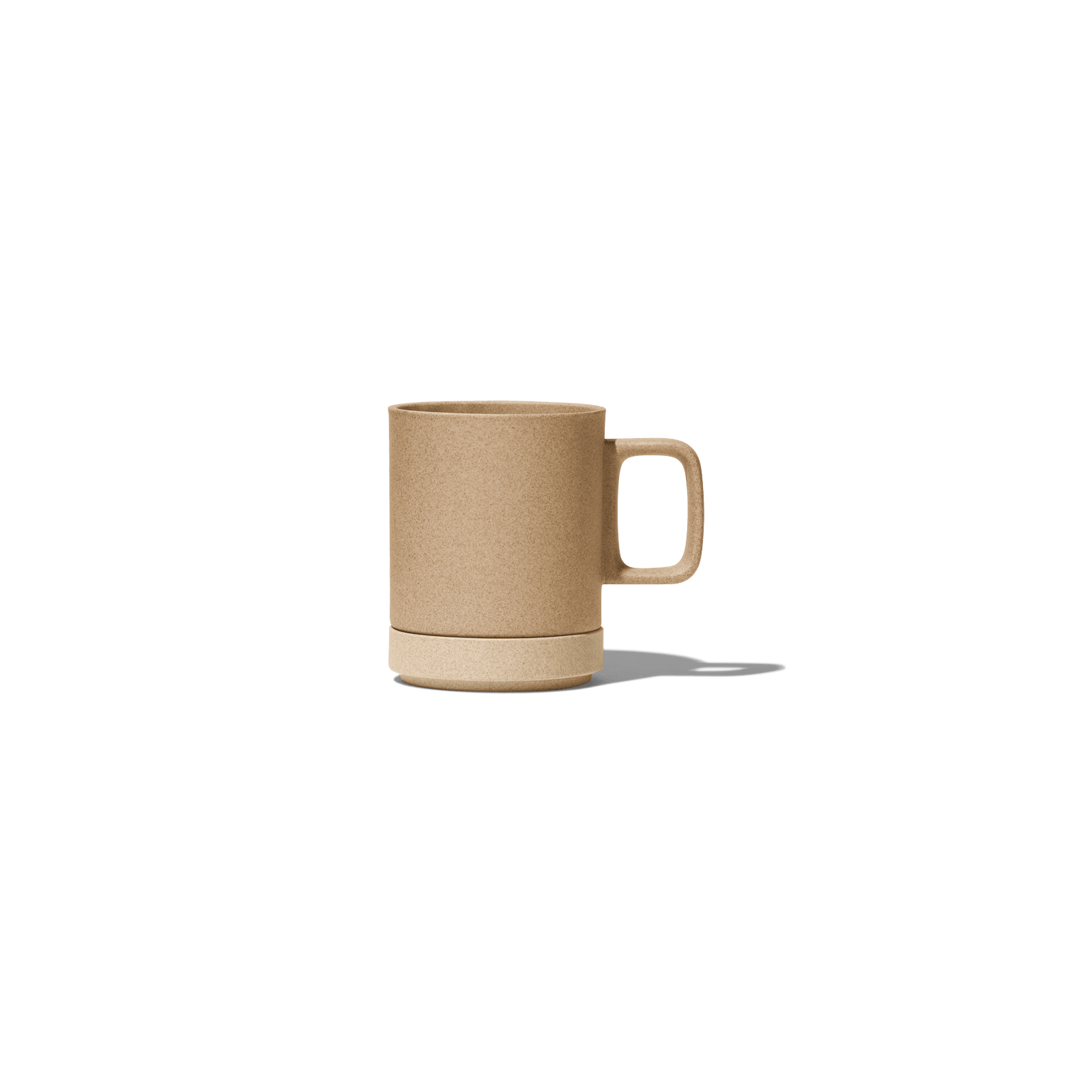 Hasami Natural Mug with Saucer