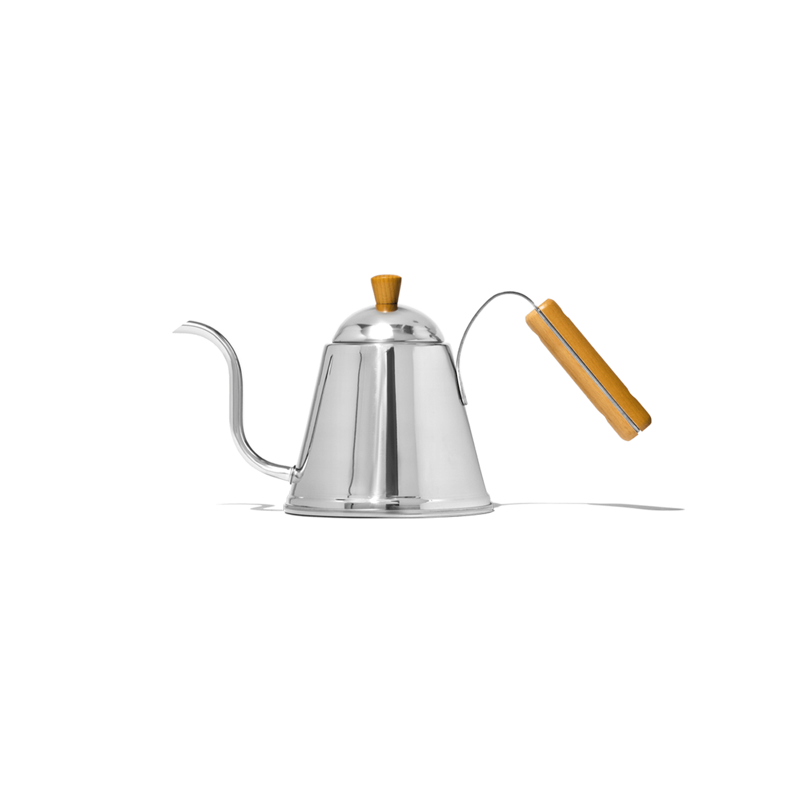 Ginkgo Japanese Coffee Kettle with Beechwood Handle, Makes 4 Cups