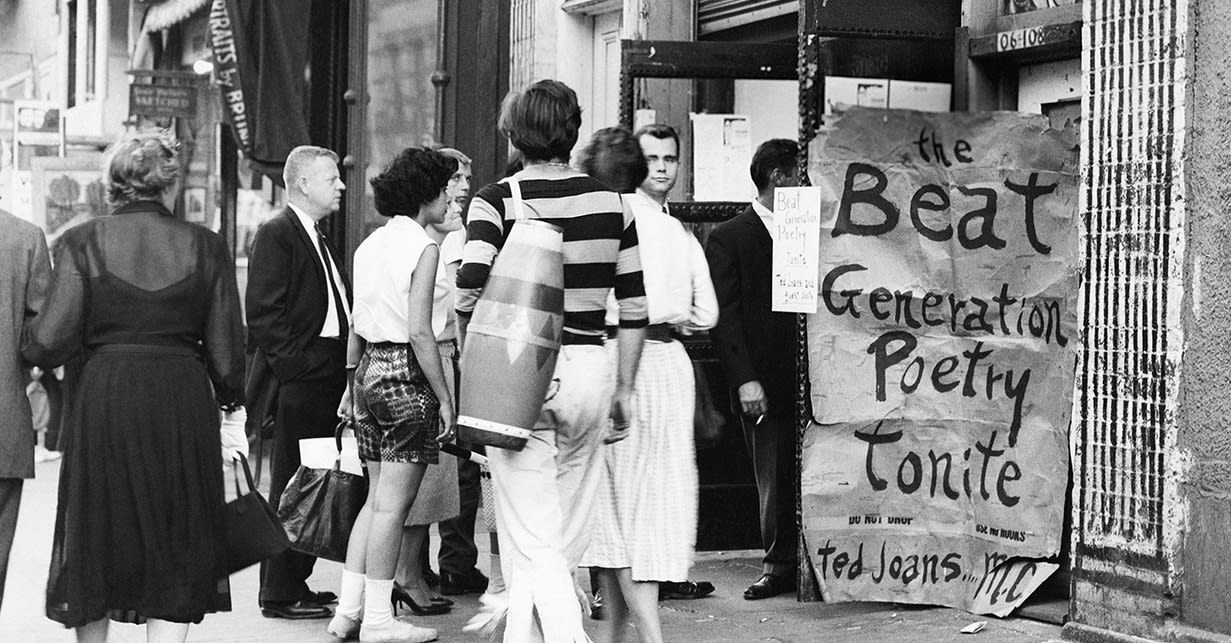 1938 black and white photo espresso cafes