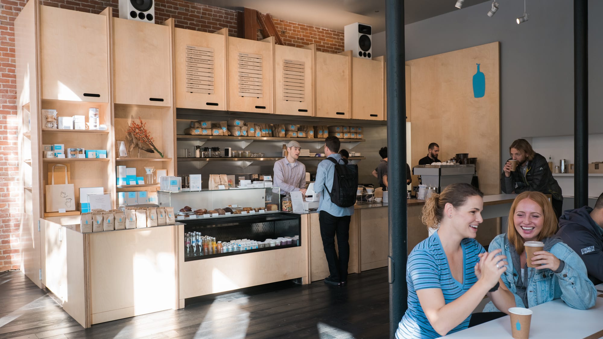 Interior of Old Oakland cafe