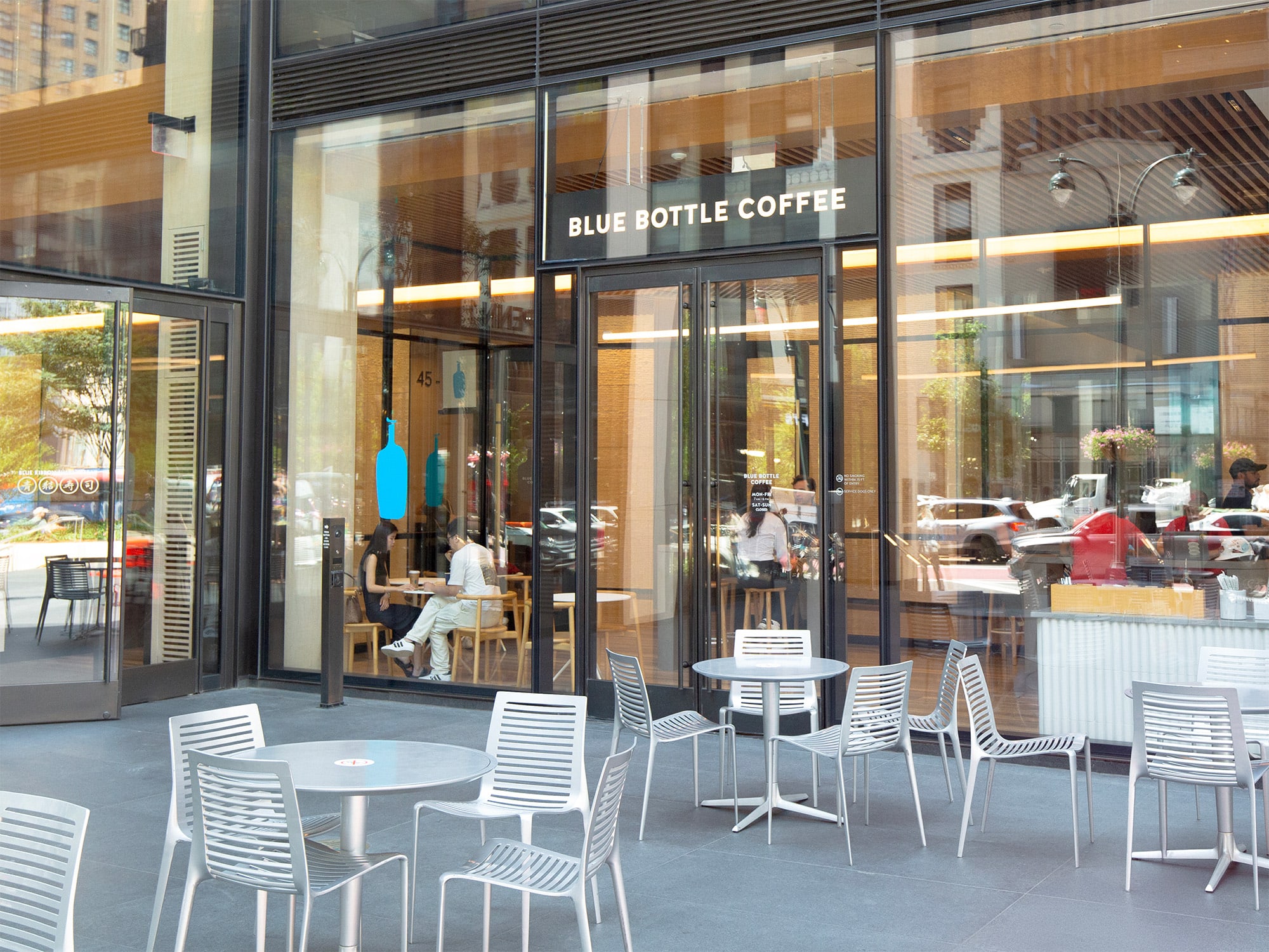 One Penn Blue bottle Cafe