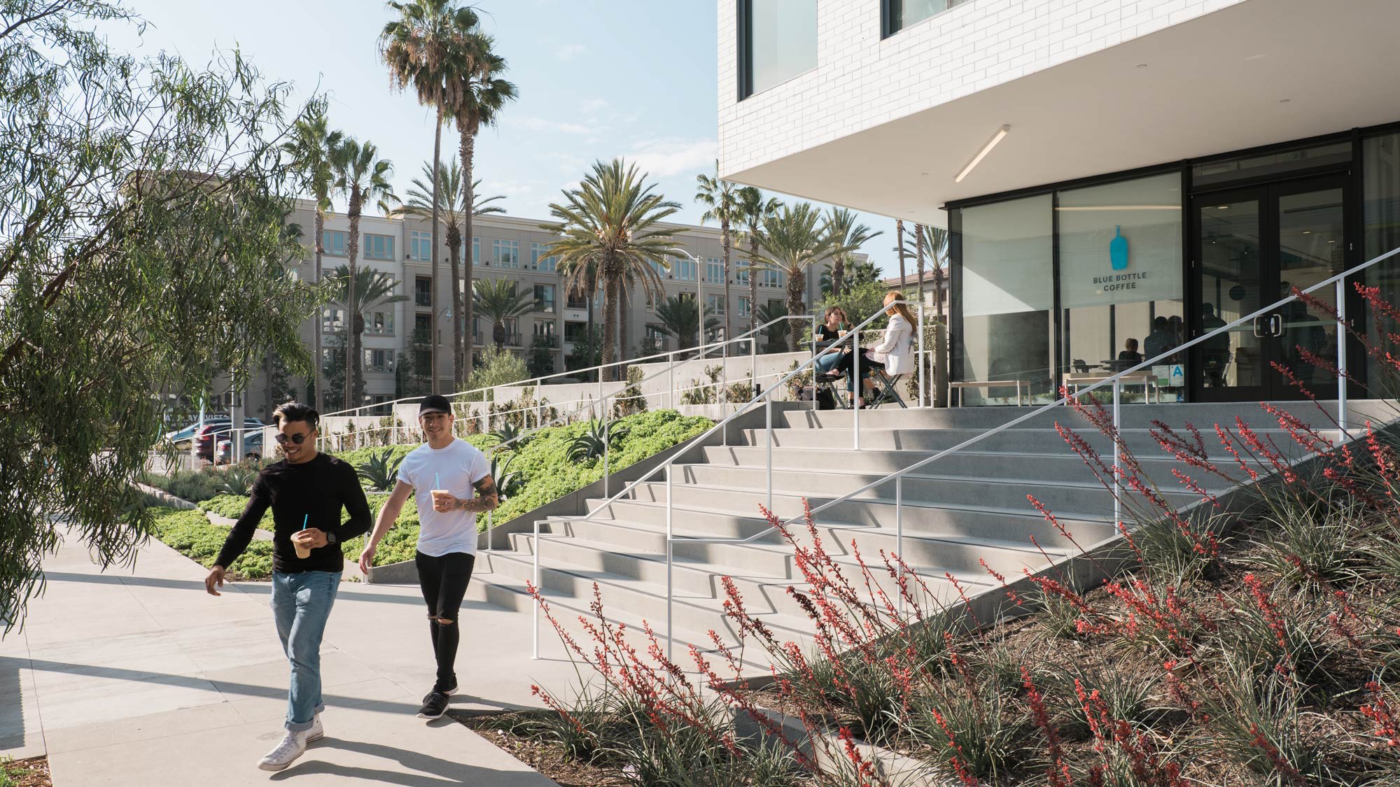 Outside of our Playa Vista cafe
