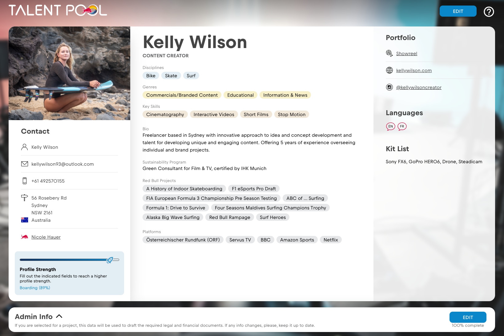 Kelly Wilson Profile