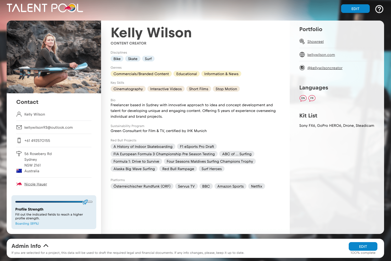 Kelly Wilson Profile