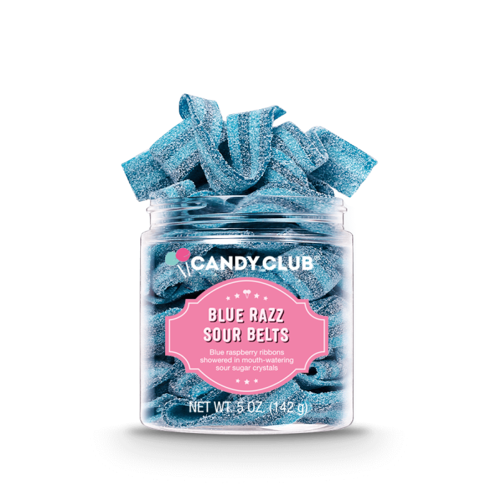 Blue Raspberry Sour Belts Blue Raspberry Sour Belts