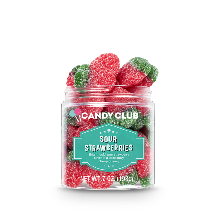 Sour Strawberry Gummies Sour Strawberry Gummies
