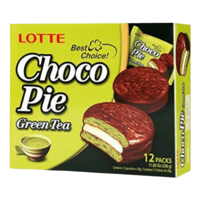 Lotte chocopie green tea Lotte chocopie green tea