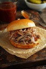 Burger Cheese Pulled Chicken Burger Cheese Pulled Chicken