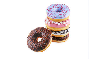 Donut mit Kakaokrem Donut mit Kakaokrem