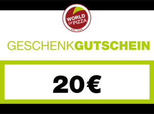 WOP-Geschenkgutschein im Wert von 20 Euro WOP-Geschenkgutschein im Wert von 20 Euro