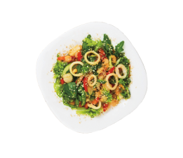 Salat Calamari Groß Salat Calamari Groß