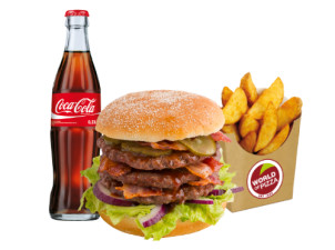 BBQ Bacon Burgermenü Giant BBQ Bacon Burgermenü Giant