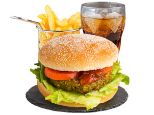 Green Oat Burgermenü Green Oat Burgermenü