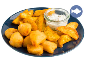 Fish ´n Chips mit Country Potatoes Fish ´n Chips mit Country Potatoes