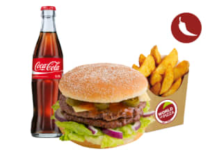 Chili Cheese Burgermenü Normal Chili Cheese Burgermenü Normal