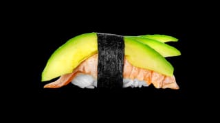 24c - Lachs Avocado Nigiri flambeé 24c - Lachs Avocado Nigiri flambeé