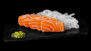 57b - Gourmet Sashimi flambée (5 Stk.) 57b - Gourmet Sashimi flambée (5 Stk.)