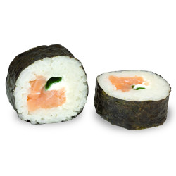 Räucherlachs Futo Maki Räucherlachs Futo Maki