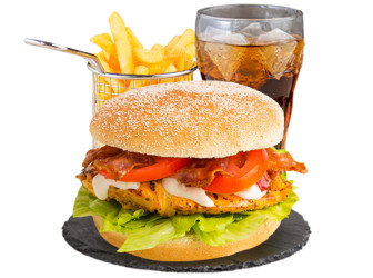 Caesar Chicken Burgermenü Caesar Chicken Burgermenü