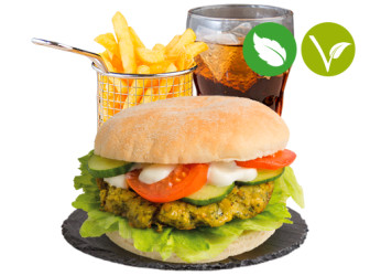 Falafel Burgermenü Falafel Burgermenü