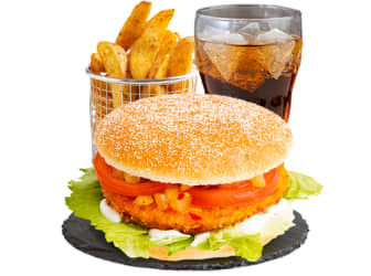 Crispy India Burger Menü Crispy India Burger Menü