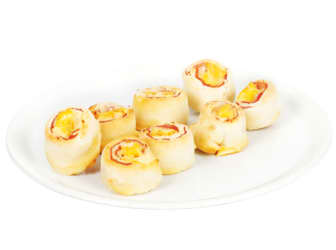 Pizzabrötchen Veggie gefüllt Pizzabrötchen Veggie gefüllt
