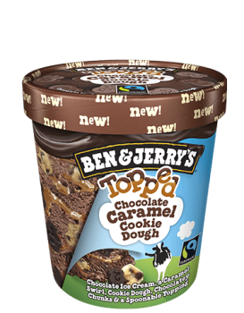 Caramel Cookie Dough & Chocolate 500ml Caramel Cookie Dough & Chocolate 500ml