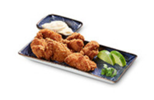 Torikatsu als Hauptgericht mit Beilagen Torikatsu als Hauptgericht mit Beilagen